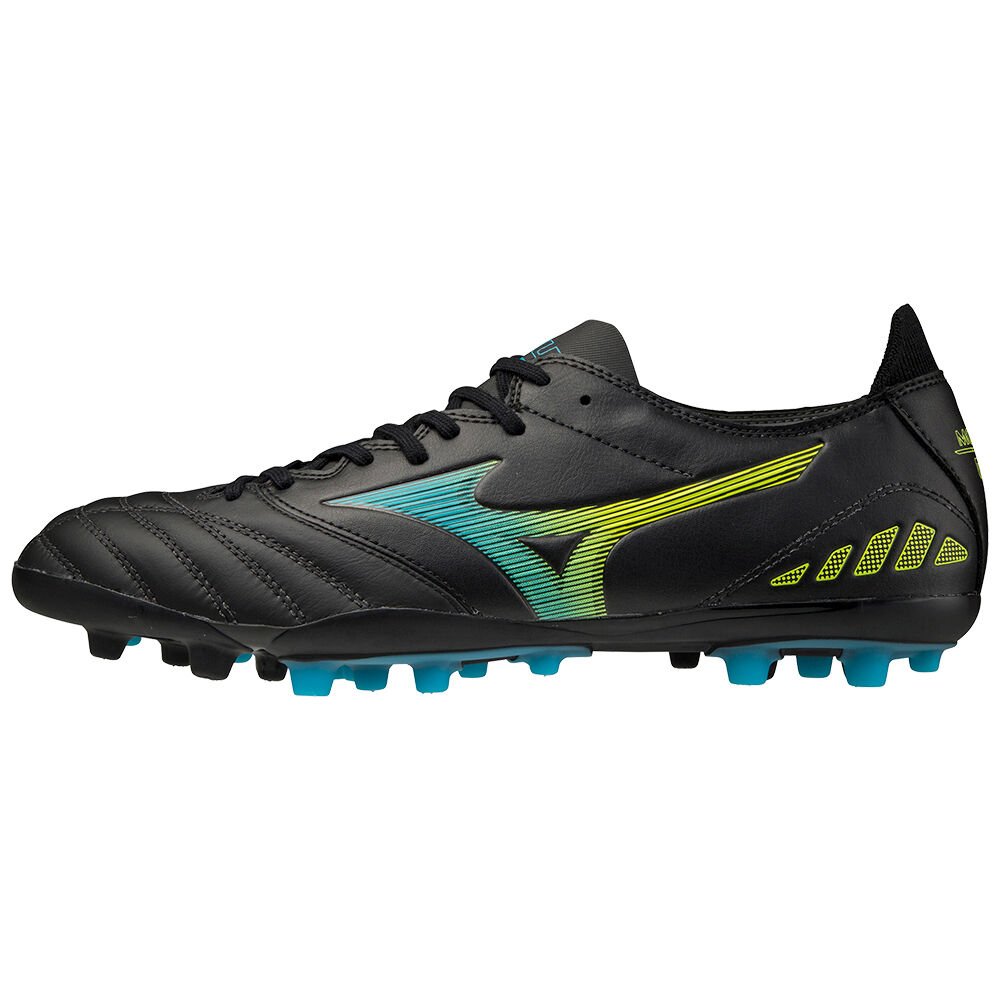 Botas de Futbol Mizuno Morelia Neo Iii Pro Ag Mujer Negras/Azules Turquesa Outlet RIMA-64125